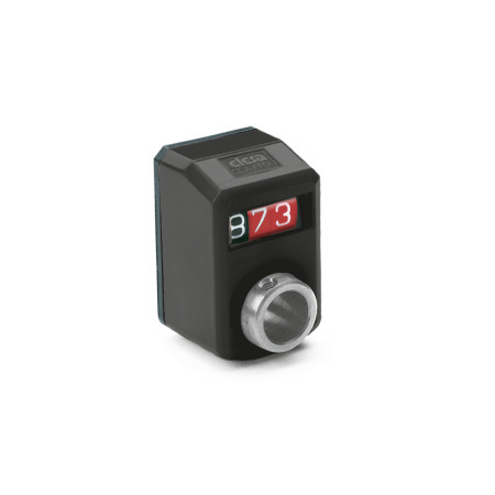 Digital Position Indicators EN 955.2: Plastic, 3 Digit Display, Stainless Steel Shaft Receptacle, Mechanical Counter