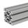 GN 10b Aluminum Profiles, b-Modular System, with Open Slots on All Sides, Profile Type Heavy Profile size: B-909010S
Finish: N - Anodized finish, natural color