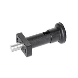 GN 817.9 Zinc Die-Cast Indexing Plungers, Lock-Out and Non Lock-Out, with Removable Pin Type: C - Lock-out 