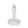 GN 21 Metric Thread, Stainless Steel Leveling Feet, Tapped Socket or Threaded Stud Type, with Turned Base, without Mounting Holes Type (Base): D0 - Fine turned, without rubber pad
Version (Stud / Socket): W - With adjustable sleeve, covered thread, wrench flat at the bottom