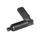 GN 721 Steel Cam Action Indexing Plungers, Non Lock-Out, with 180° Limit Stop Type: RB - Right hand limit stop, with plastic sleeve