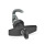 GN 115.8 Zinc Die-Cast Cam Locks with Hook, with Plastic Operating Elements / Operation with Key Type: SUT - With T-handle (Keyed differently)
Identification no.: 1 - Without latch bracket
Finish (Housing collar): SW - Black, RAL 9005, textured finish