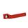 GN 120.3 Zinc Die-Cast Internal Cabinet Handles, for Latches Color: RS - Red, RAL 3000, textured finish