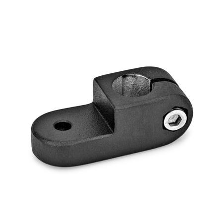 GN 273 Aluminum Swivel Clamp Connectors Finish: SW - Black, RAL 9005, textured finish