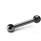 DIN 6337 Steel Ball Levers, Tapped or Plain Bore Type Type: K - Straight lever with plain bore