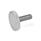 GN 653.10 Stainless Steel Knurled Thumb Screws, Flat Type, with Brass or Plastic Tip Screw material: NI - Stainless steel
Werkstoff1: KU - Plastic (Polyacetal POM)