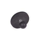 Steel Retaining Magnets, with Ball Knob or Key Ring, with Rubber Jacket