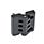 EN 151 Technopolymer Plastic Hinges Type: E - 2x threaded studs/2x bores for socket head cap screw