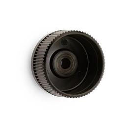 EN 526.8 Boutons à main moletés en technopolymère, pour indicateurs de position EN 000.8 / EN 000.3 