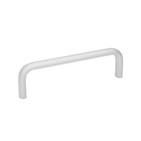 GN 427 Aluminum Cabinet U-Handles, with Tapped Holes Finish: EL - Anodized finish, natural color