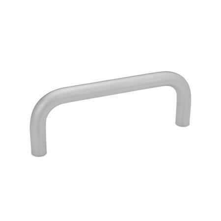 GN 425.3 Steel Cabinet U-Handles, with Alignment Holes, Weldable 