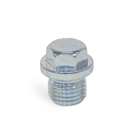 DIN 910 Steel / Stainless Steel Threaded Plugs, with Collar and External Hex Material: ST - Steel<br />Type: A - Without sealing ring