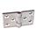 GN 237.3 Stainless Steel Heavy Duty Hinges, with Extended Hinge Wing Type: A - With bores for countersunk screws
Finish: GS - Matte shot-blasted finish
Scharnierflügel: l3 = l4