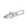 GN 717 Steel Indexing Plungers, Non Lock-Out, with Pull Ring / with Wire Loop Type: DK - With wire loop, with lock nut