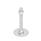 GN 40 Steel Leveling Feet, Tapped Socket or Threaded Stud Type Type (Base): A0 - Without rubber pad / cap
Version (Stud / Socket): SK - With nut, external hex at the bottom
