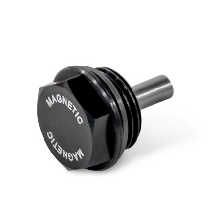 Threaded Plugs GN 738: Aluminum, Magnet Material AINiCo, Resistant up to 212 °F, Black Anodized Finish