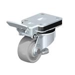 Heavy pressed steel industrial Top Plate Casters, with Integrated Truck Lock, with Ball Bearing