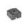 GN 920.1 Steel Wedge Clamps Type: GA - With 2 mounting threads for attachment jaws