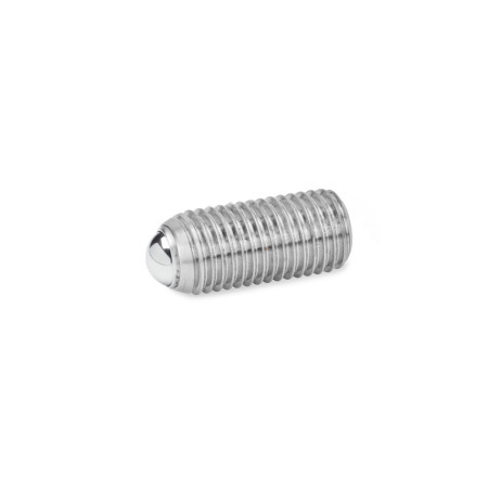 Socket Set Screws GN 605: Stainless Steel, with Full / Flat / Serrated Ball Point End