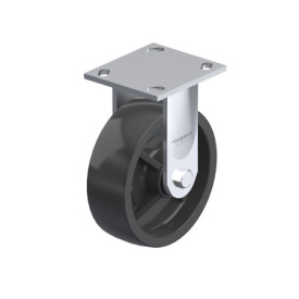 WN 22893.1 Steel Medium Duty Casters, Polypropylene Wheel Tread / Core, Medium Version Bracket type: B - Rigid bracket