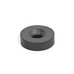 Hard Ferrite Raw Magnets, Unshielded, with Bore or Countersunk Hole