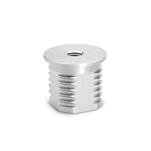 Stainless Steel Threaded Tube Ends, Round or Square Type