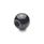 DIN 319 Plastic Ball Knobs, Tapped Hole or Tapped Insert Type Material: KU - Plastic
Type: C - With tapped hole (no insert)