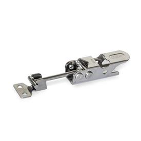 GN 761 Steel / Stainless Steel Toggle Latches, without Safety Mechanism Type: T - T-head latch bolt, with catch<br />Material: NI - Stainless steel