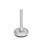 GN 31 Metric Thread, Stainless Steel Leveling Feet, Tapped Socket or Threaded Stud Type, with Rubber Pad Type (Base): B1 - Matte shot-blasted finish, rubber pad inlay, black
Version (Stud / Socket): S - Without nut, external hex at the bottom