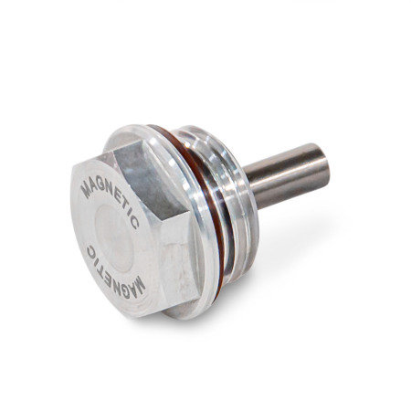 Magnetic Threaded Plugs GN 738.1: Aluminum, Magnet Material AINiCo, Resistant up to 356 °F, Plain Finish