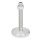 GN 21 Filetage en pouce, Pieds de machine inox, avec socle tourné, sans alésages de montage Type (Base): D1 - Finement tourné, avec sous-couche en caoutchouc, noir
Version (Goujon): UK - Avec écrou hexagonal interne en haut, réglage par clé plate en bas