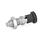 GN 817 Stainless Steel Indexing Plungers, Lock-Out and Non Lock-Out, with Multiple Pin Lengths Material: NI - Stainless steel
Type: CK - Lock-out, with lock nut