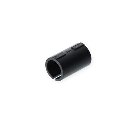 EN 290 Plastic Adapter Bushings, for Plastic Clamp Connectors Color: SW - Black, RAL 9005, matte finish
d<sub>1</sub>: 18