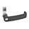 GN 115.7 Zinc Die-Cast Cam Latches, with Cabinet U-Handle, Operation with Socket Key Type: SCH - With slot
Color: SW - Black, RAL 9005, textured finish