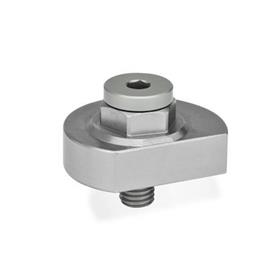 GN 918.5 Stainless Steel Eccentrical Cam Units, Ball Lever or Hex Type Type: SK - With hex<br />Clamping direction: L - By counter-clockwise rotation