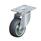  LKPA-TPA Rodajas giratorias de acero de servicio ligero, con ruedas de caucho termoplástico y soportes pesados Type: G - Cojinete liso