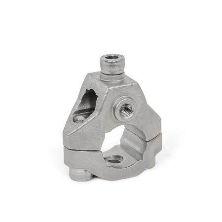 Noix de serrage orthogonales GN 131.4: Inox, assemblage en deux parties