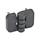 EN 158 Plastic Hinge Type: C - 2x2 threaded studs