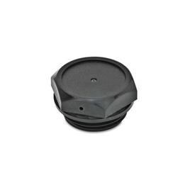 EN 745.2 Plastic Threaded Plugs, with O-Ring Identification no.: 2 - With vent hole