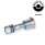 GN 8170 Stainless Steel Indexing Plungers, DGUV Certified, Lock-Out and Non Lock-Out, with Sealing Lock Nut, Hygienic Design (Full Hygiene) Type: C - Lock-out
Identification: VH - With sealing lock nut, knob and pin side in Hygienic Design