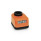 EN 953 Indicadores de posición digitales de plástico, pantalla de 5 dígitos, eje hueco de acero, contador mecánico Instalación (vista anterior): AR - En el chaflán, abajo
Color: OR - Naranja, RAL 2004, acabado brillante