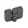 EN 158 Plastic Hinge Type: A - 2x2 tapped inserts