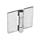 GN 136 Stainless Steel Sheet Metal Hinges, Square or Vertically Extended Material: NI - Stainless steel
Type: A - Without bores