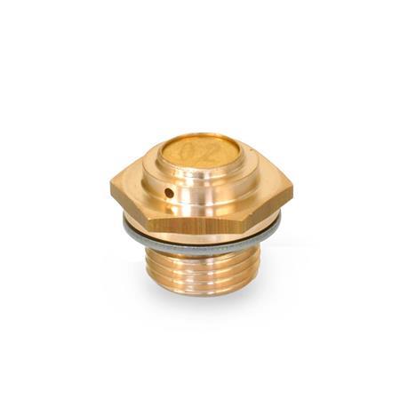 GN 883 Brass Breather Valves Type: A - Low design
