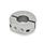 GN 7072.1 Stainless Steel Split Shaft Collars, with Tapped Attachment Holes Type: A - Tapped attachment holes, radial