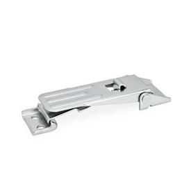GN 821 Steel / Stainless Steel, Zinc Plated Toggle Latches Type: S - With safety catch<br />Material: ST - Steel<br />Identification No.: 1 - Long type