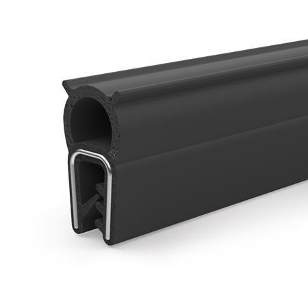 GN 2180 Edge Protection Seal Profiles, Material NBR / EPDM (UL Certified) Type: A - Upper seal profile