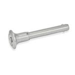 Stainless Steel Ball Lock Pins, with Stainless Steel Shank AISI 303