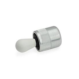 GN 715 Pernos de presión lateral de aluminio, por presión Tipo: KB - Perno de presión de plástico, con sello