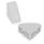 EN 561 Plastic Mounting Angle Brackets, for Aluminum Profiles (i-/b-Modular System), Type B /  Type C Type: B - 2 x bores d, with guide steps
Identification no.: 2 - With cover cap